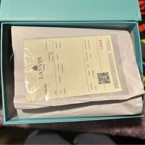 Lanvin curbs black/silver,size 10.5,selling for $800 bought for $1200